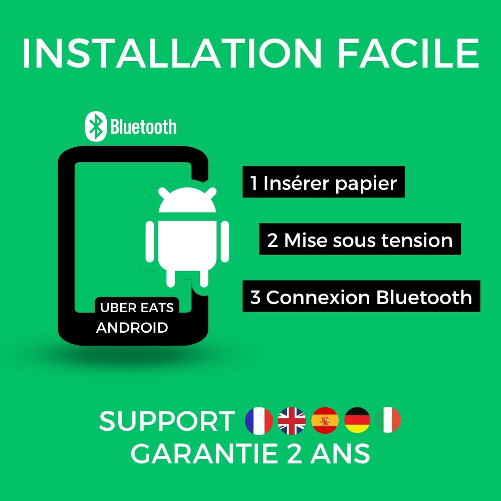 Imprimante Uber Eats